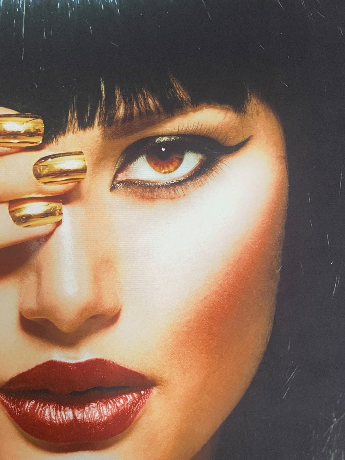 Wandkleed Cleopatra Velvet Gold, Ophalen, Zo goed als nieuw, Foto of Poster, 75 – 100