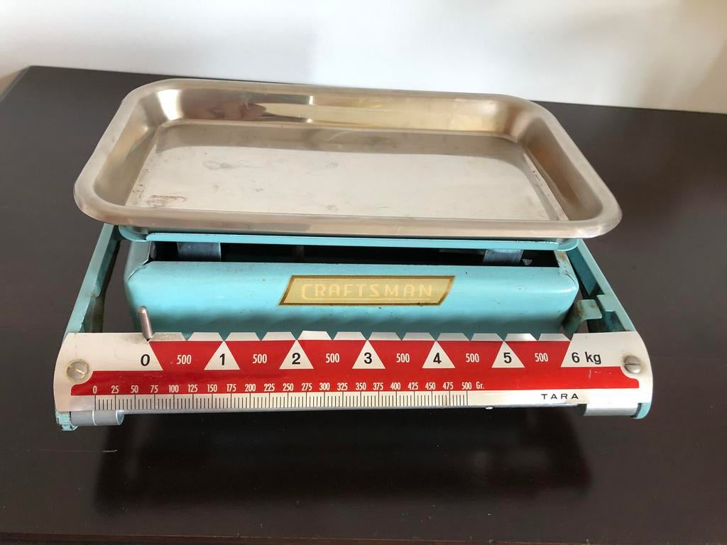 Craftsman Keukenweegschaal Jaren 60 - Vintage, Ophalen of Verzenden