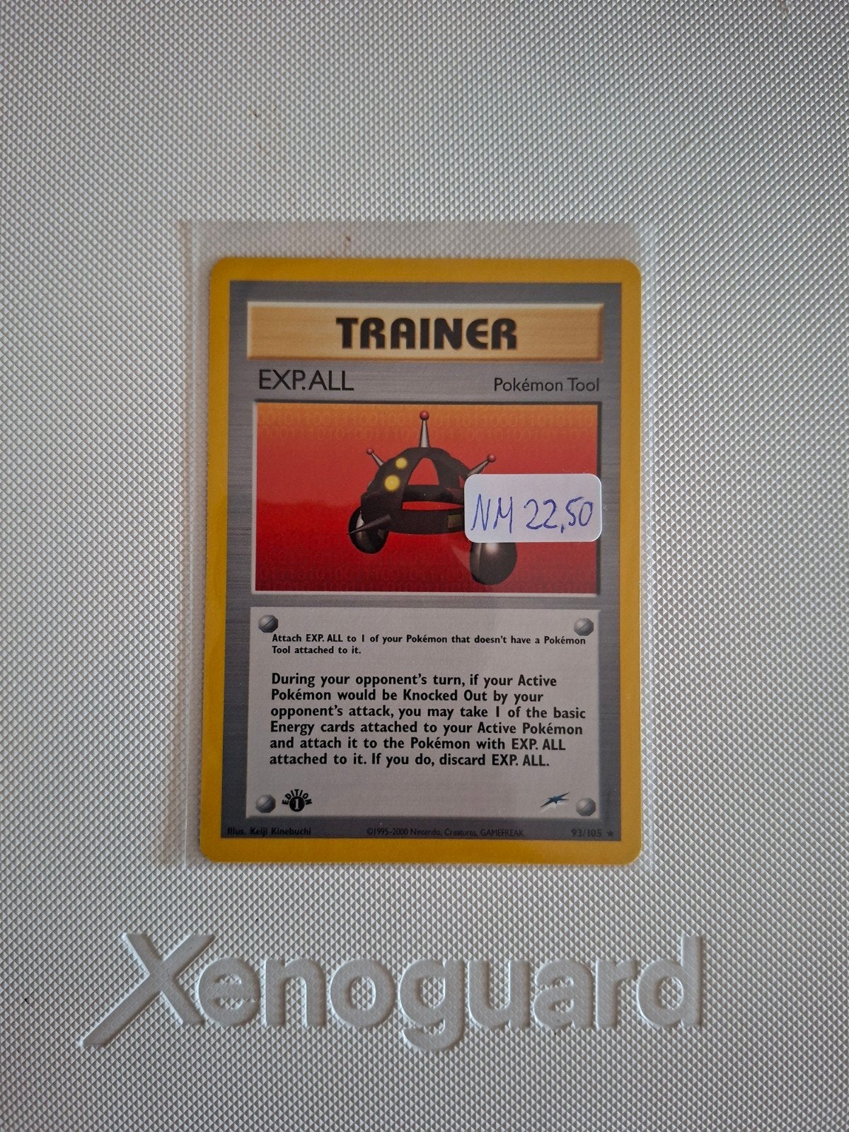 Pokémon TCG Trainer EXP.ALL 13/102 neo destiny 1st edition, Ophalen of Verzenden, Zo goed als nieuw, Losse kaart