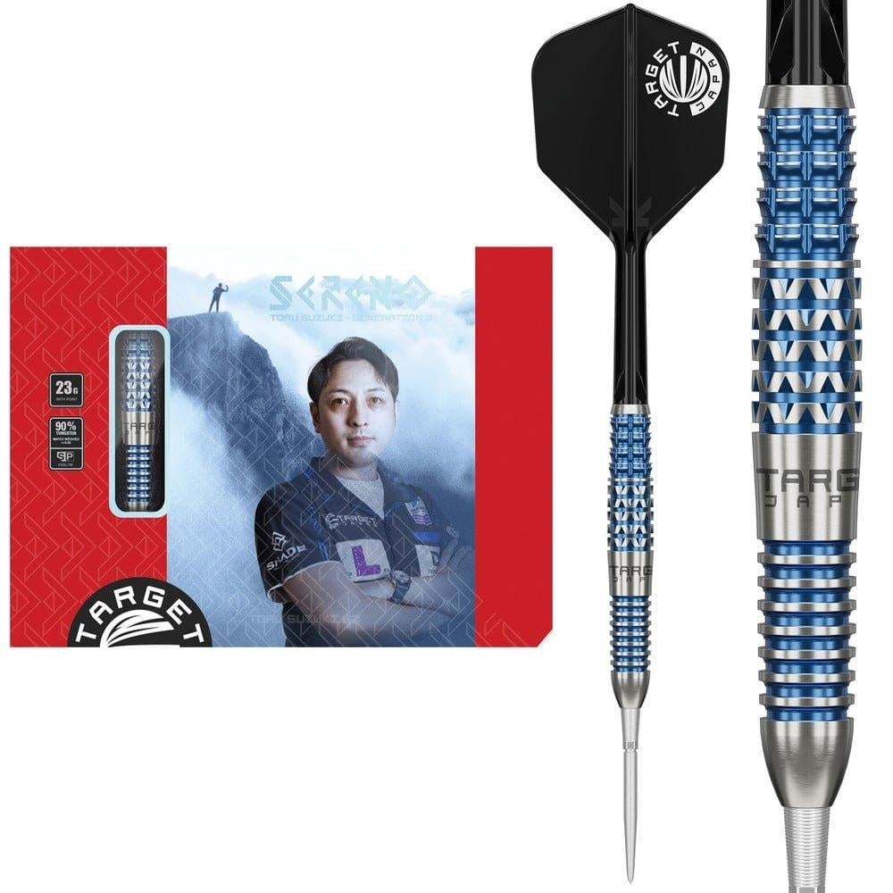 Target Japan Toru Suzuki Sereno G2 Dartpijlen 25 gram, Sport en Fitness, Darts, Ophalen of Verzenden, Zo goed als nieuw, Pijlen