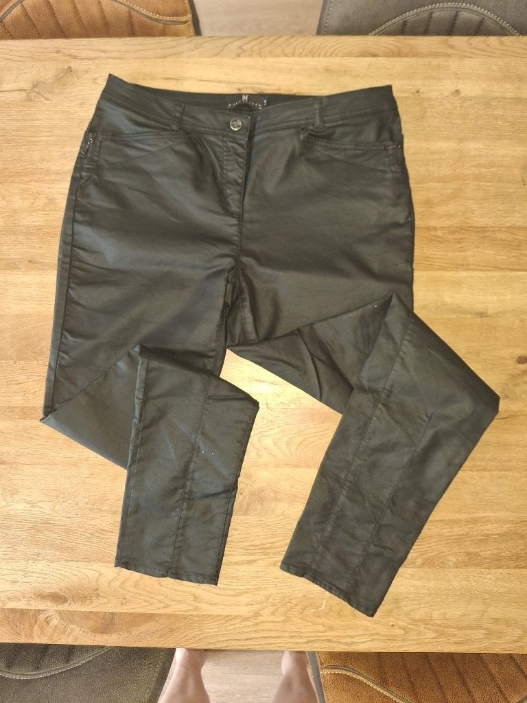 Leatherlook broek van Mart Visser maat 40, Kleding | Dames, Maat 38/40 (M), Mart Visser, Zwart, Ophalen of Verzenden