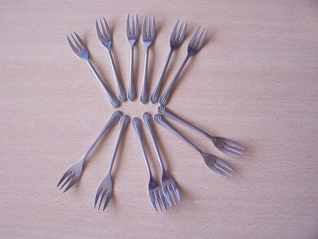 Gebaksvorkjes 12 gebaksvorkjes van Gero Zilmeta, Ophalen of Verzenden