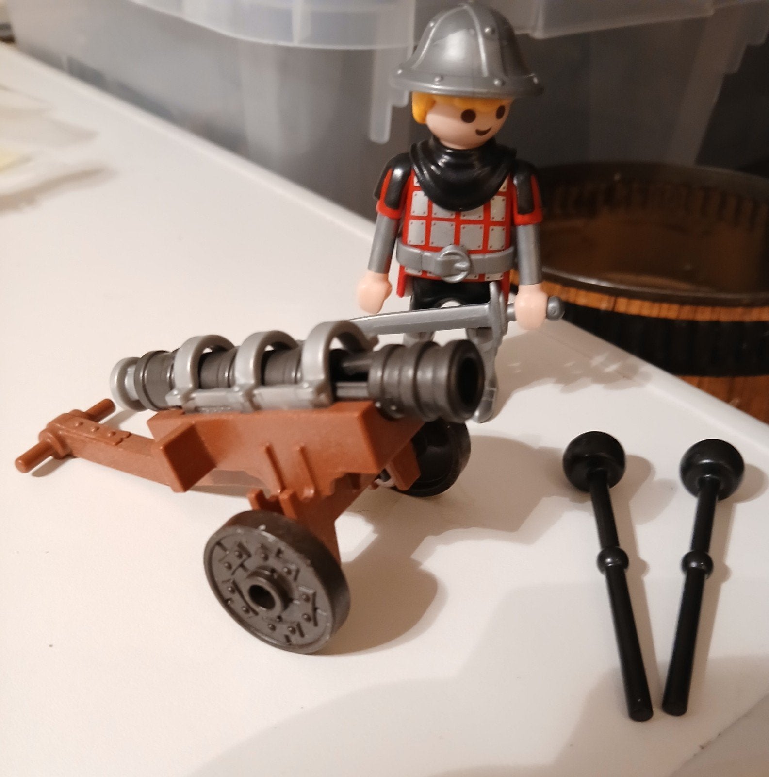 Playmobil 9441, ridder met kanon, Ophalen of Verzenden, Gebruikt, Complete set