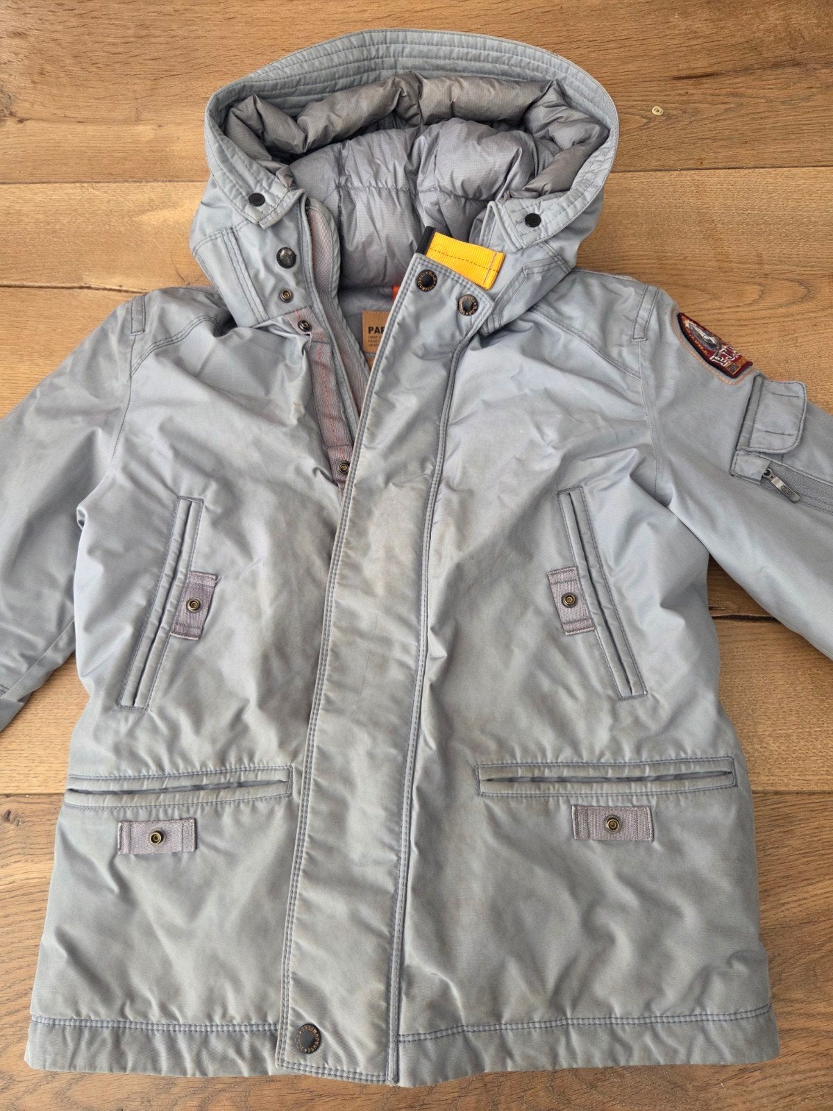 PJS Parajumpers Winterjas - Grijs - Maat 10 Jaar, Ophalen, Gebruikt, Parajumpers, Jongen of Meisje