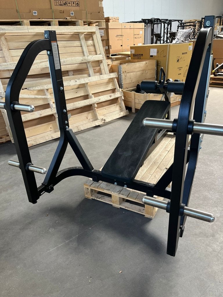 Technogym Olympic Decline Bench Pure, Sport en Fitness, Niet ingevuld, Gebruikt, Niet ingevuld, Ophalen of Verzenden