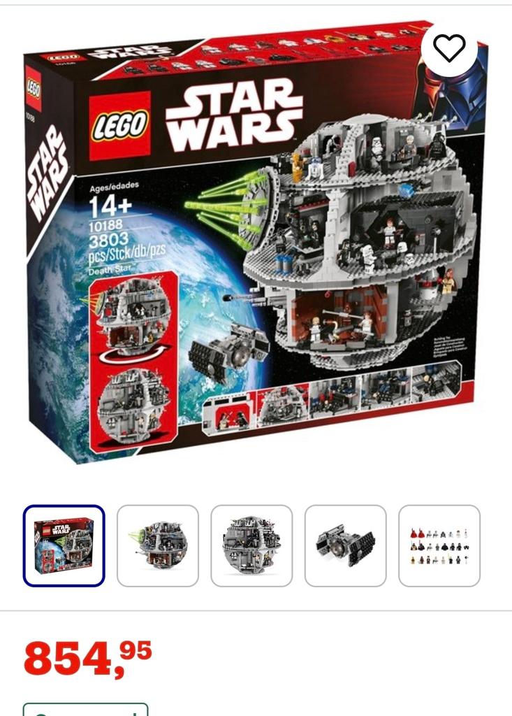 10188 lego death star nieuw, Ophalen, Nieuw, Lego