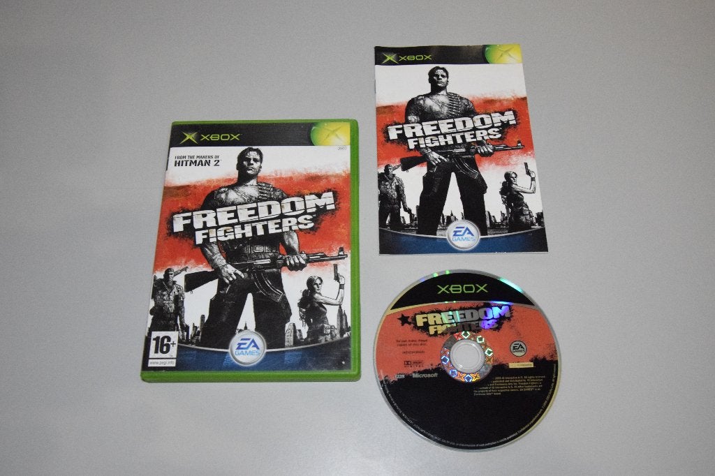 XBOX Original : Freedom Fighters, Gebruikt, Shooter, Ophalen of Verzenden, 3 spelers of meer