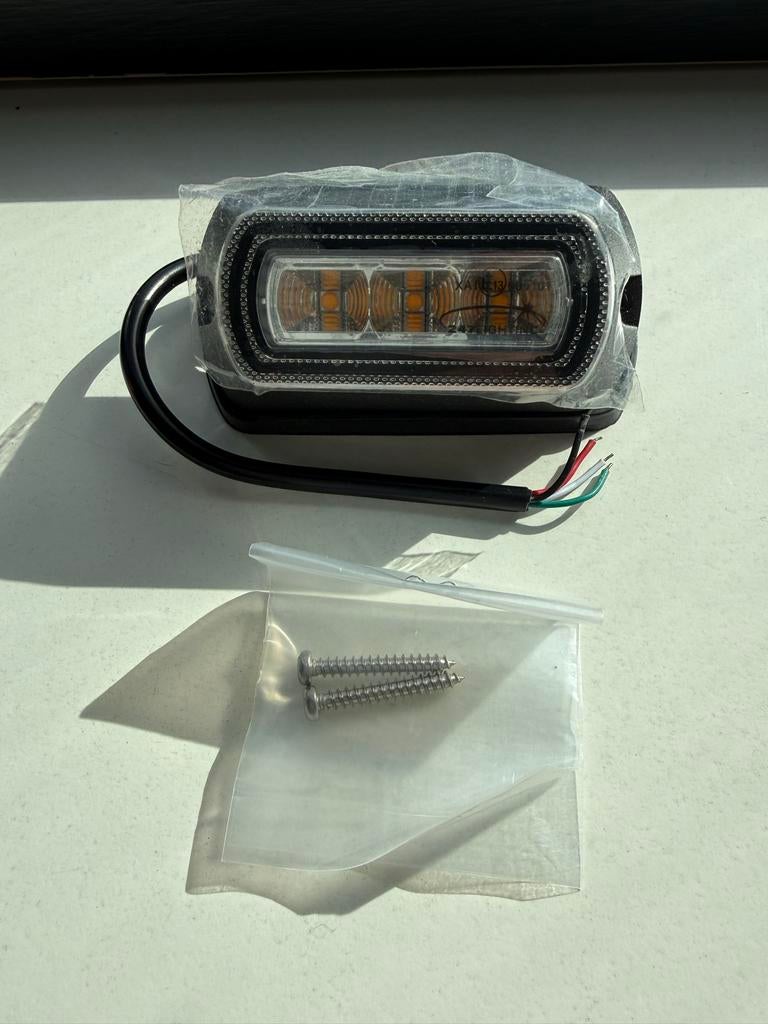 3-LED Flitser 10-30V Amber (oranje) - ECE R10/R65 Gekeurd, Auto-onderdelen, Ophalen of Verzenden, Nieuw, Universele onderdelen