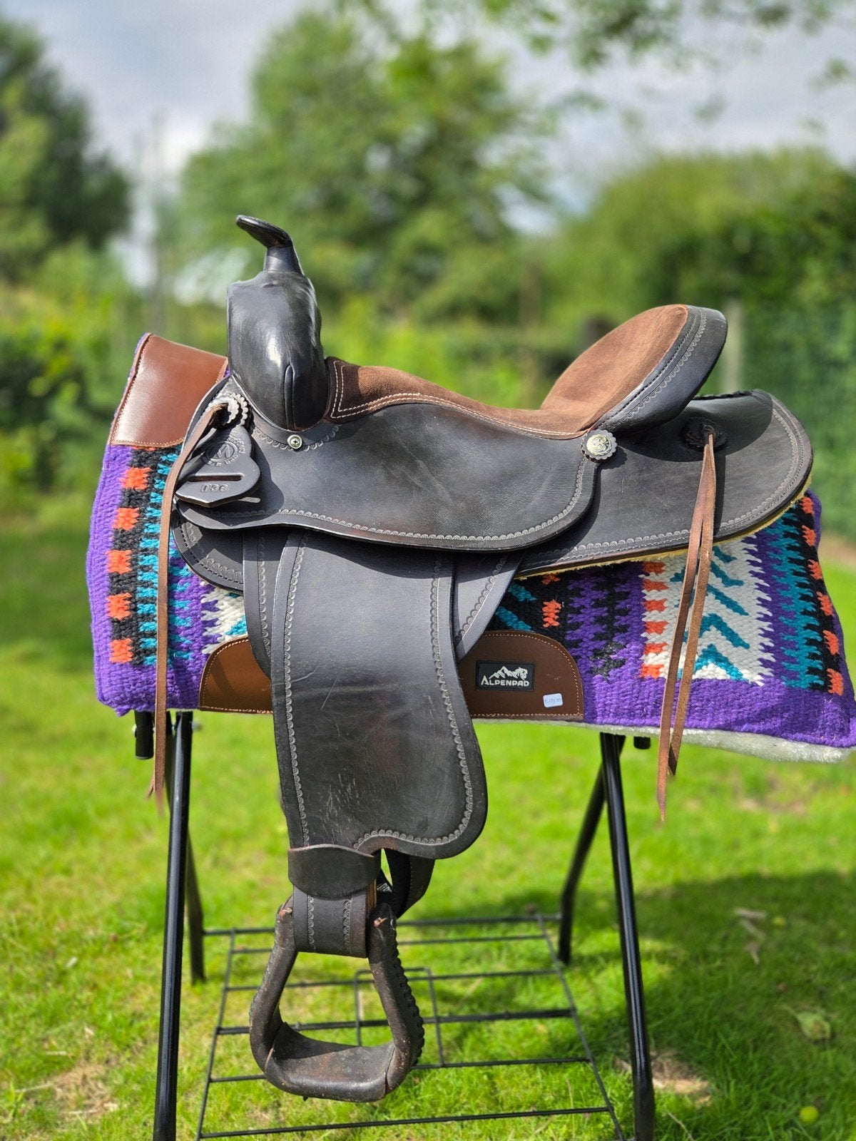 Montana Saddlery 16" westernzadel, Dieren en Toebehoren, Paarden en Pony's | Zadels, Ophalen