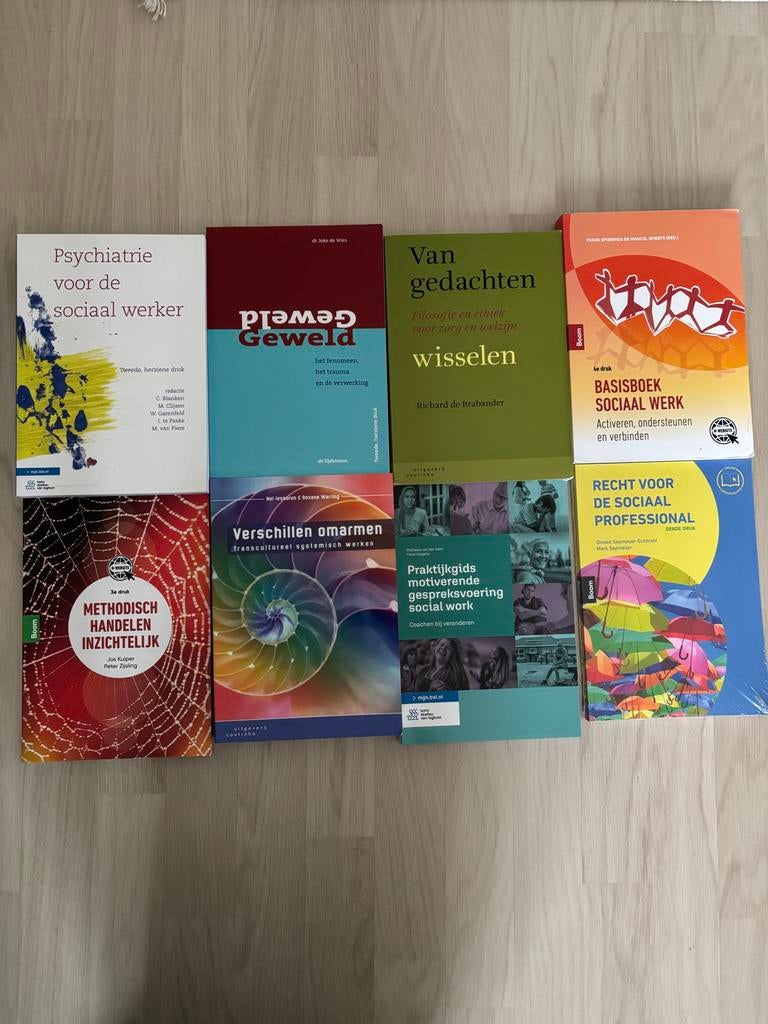 Boeken Social Work HBO Leerjaar1 en 2 (Compleet Pakket), Boeken, Ophalen of Verzenden, Gelezen, HBO
