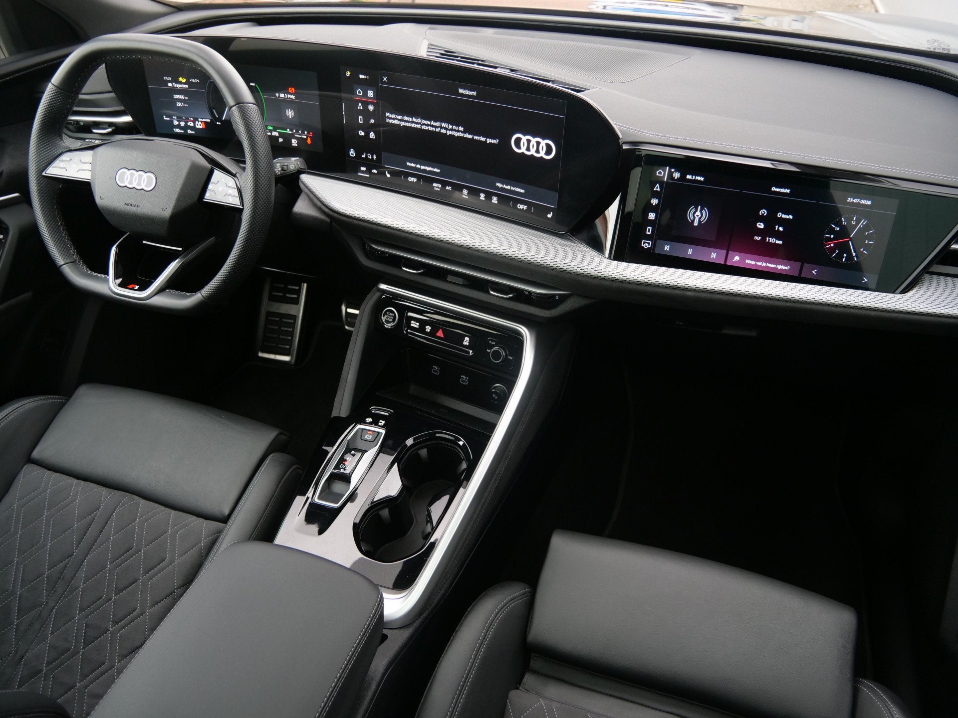 Audi Q5 Sportback 2.0 TFSI 299Pk e-hybrid quattro S edition, Auto's, Audi, Automaat, 4 cilinders, Zwart, Leder