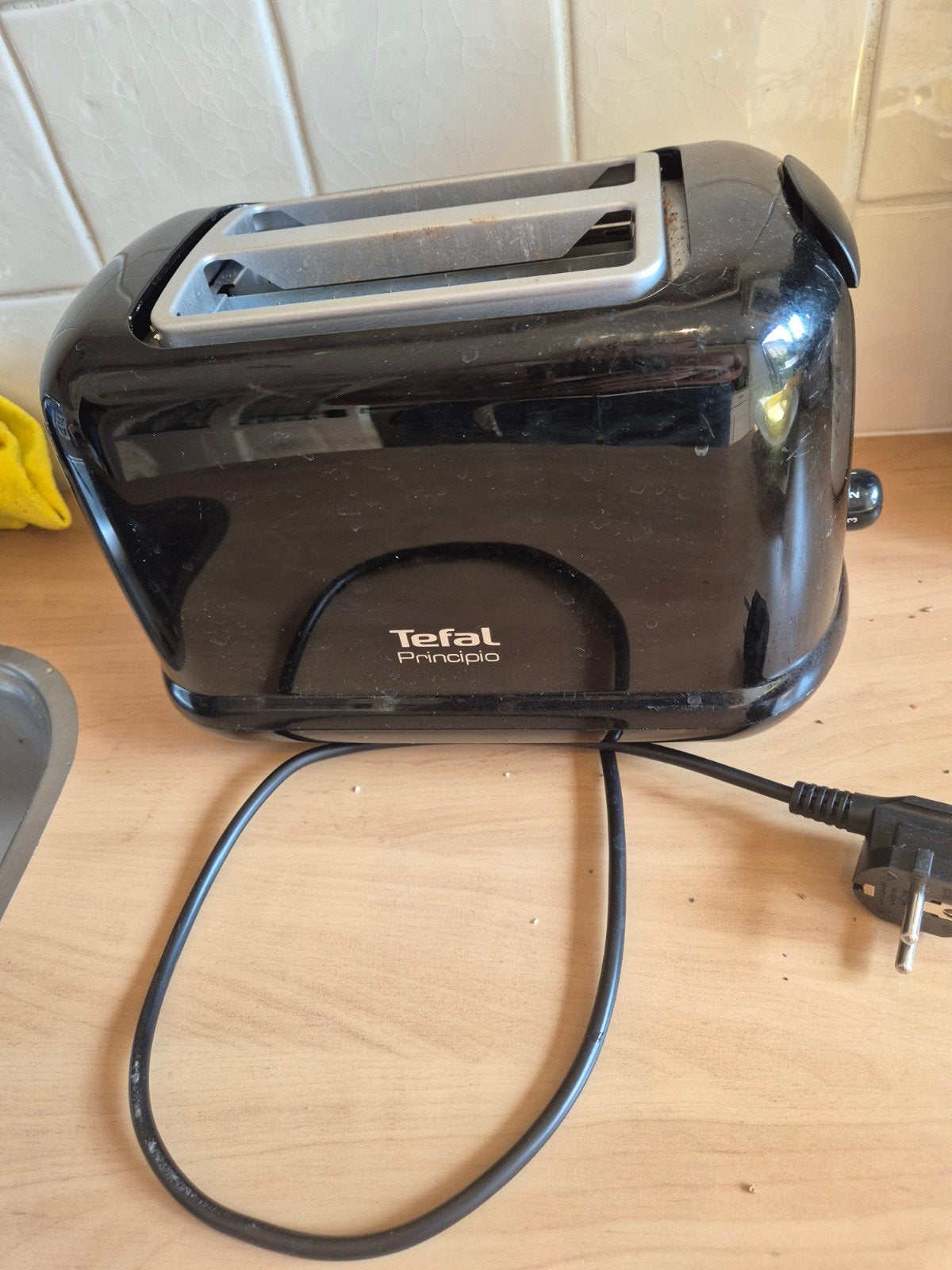 Tefal Principio broodrooster - Zwart, Witgoed en Apparatuur, Broodroosters, Ophalen, Gebruikt