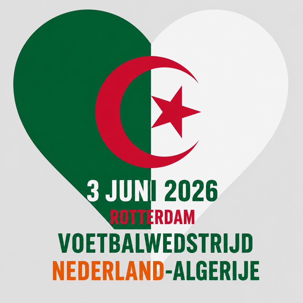 Algerije Fans 🇩🇿Voetbaltickets🇳🇱, Twee personen, Juni