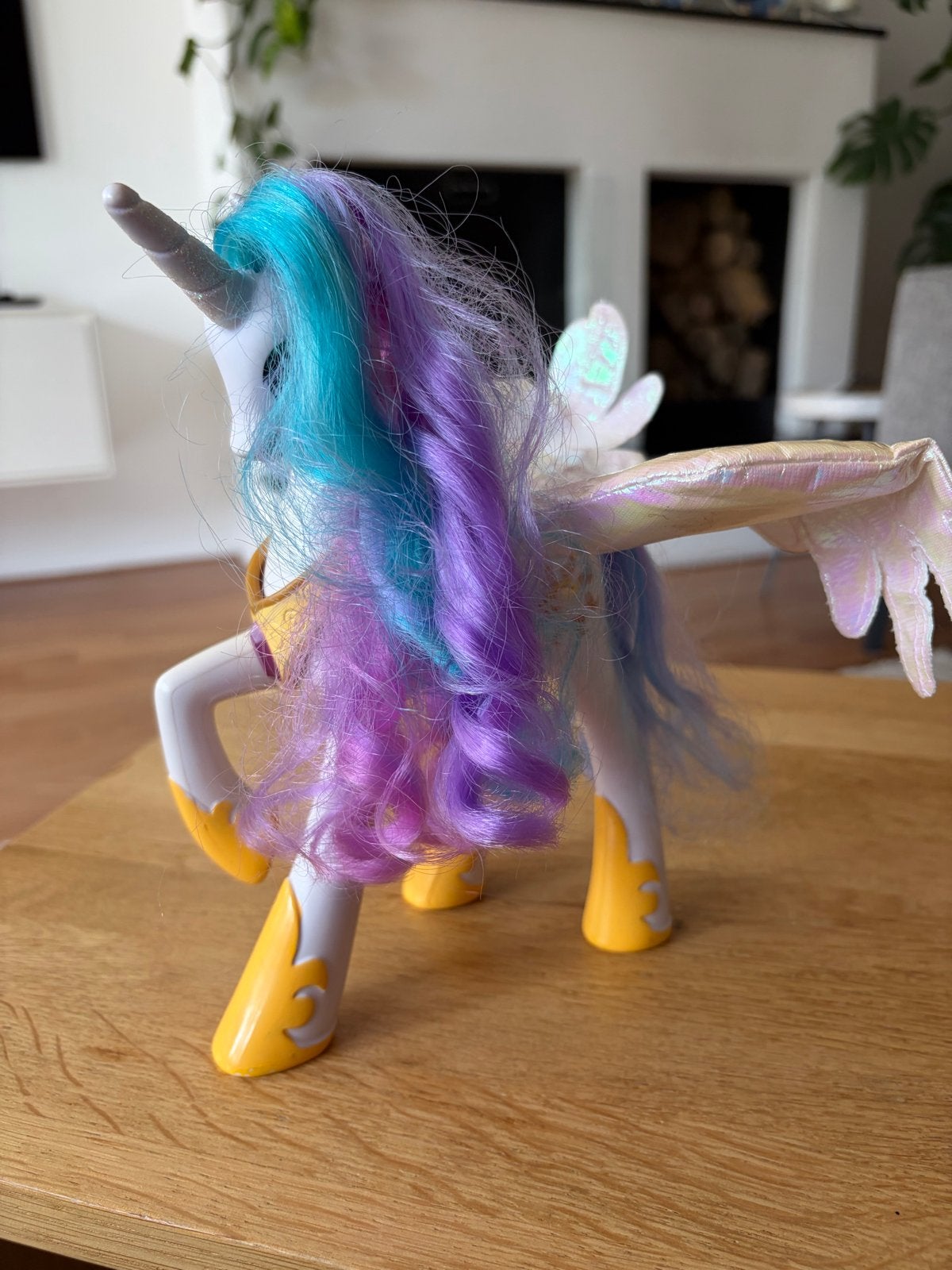 Prinses Celestia My Little Pony met geluid groot formaat, Ophalen of Verzenden, Gebruikt