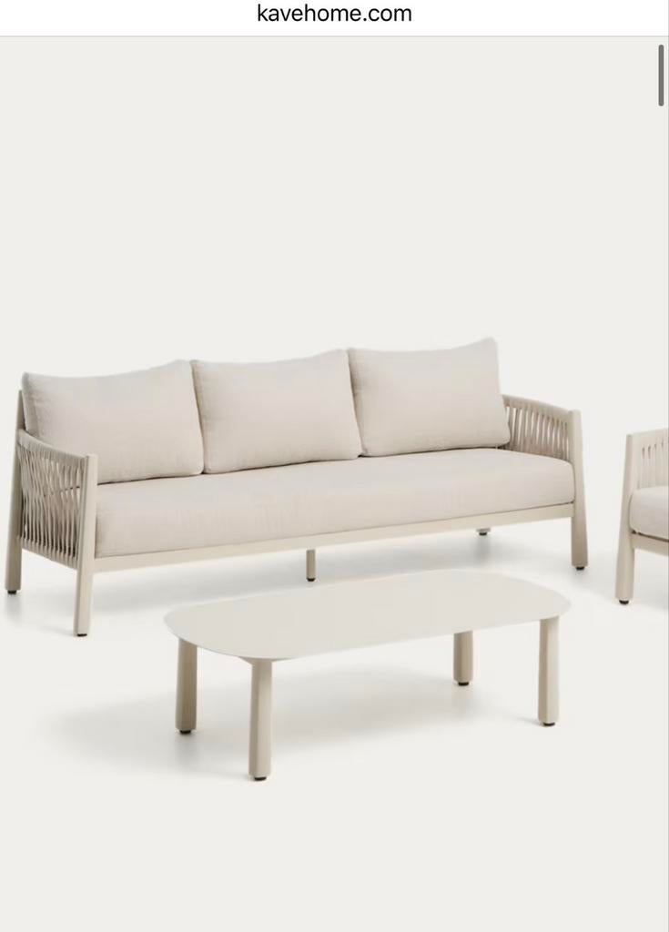 Kave Home Aleria Salontafel van aluminium - Nieuw, Ophalen, Nieuw