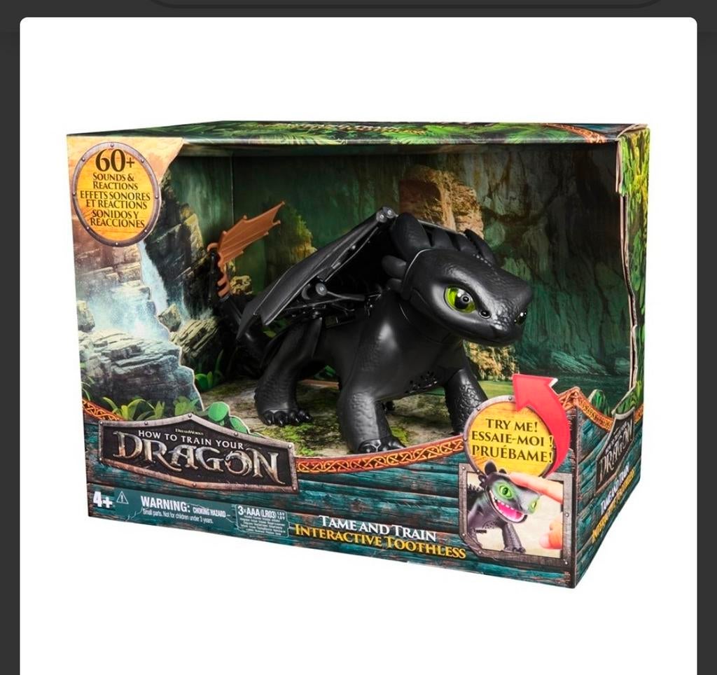 Dragons Movie Tame & Train Interactive Toothless, Ophalen of Verzenden, Gebruikt