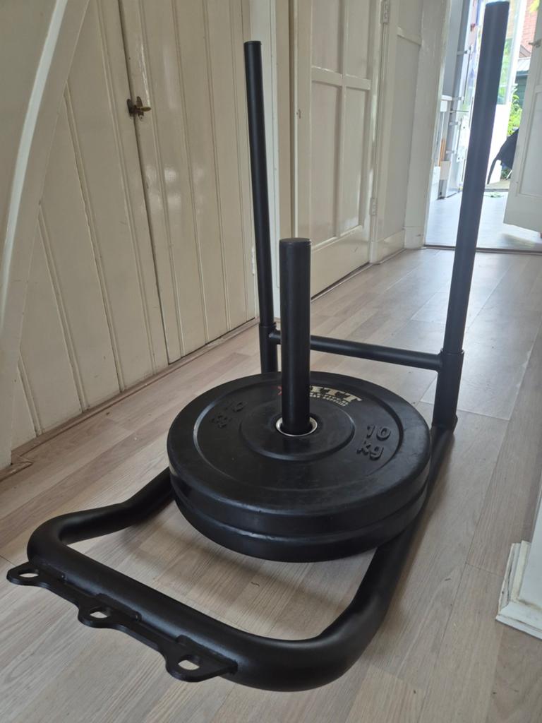 Gorilla Grip Dog Sled - Zo goed als nieuw + GRATIS gewichten, Sport en Fitness, Ophalen, Zo goed als nieuw, Rug, Overige typen