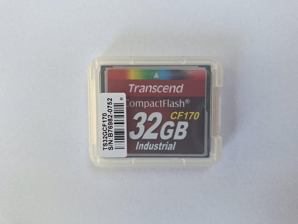 Transcend 32GB Industrial CF170 CompactFlash geheugenkaart, 32 GB, Support-nl@transcend-info.com, Nieuw, Ophalen of Verzenden