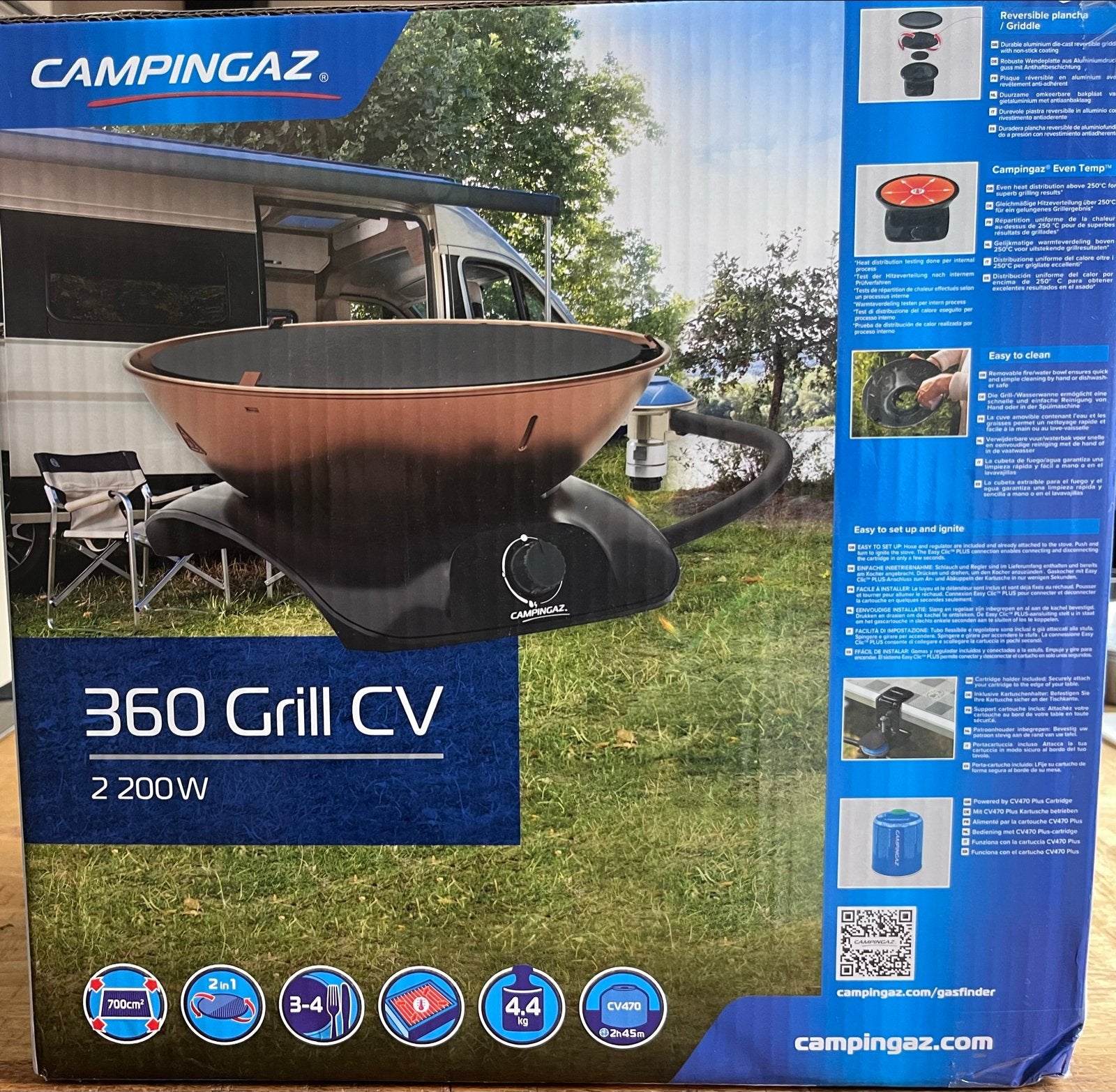 Campingaz 360 Grill CV - Nieuw in doos (5 stuks), Tuin en Terras, Ophalen of Verzenden, Nieuw