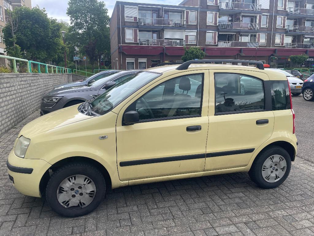 Fiat Panda 1.2 44KW 60PK 2007 Geel, Ophalen, Gebruikt, Fiat