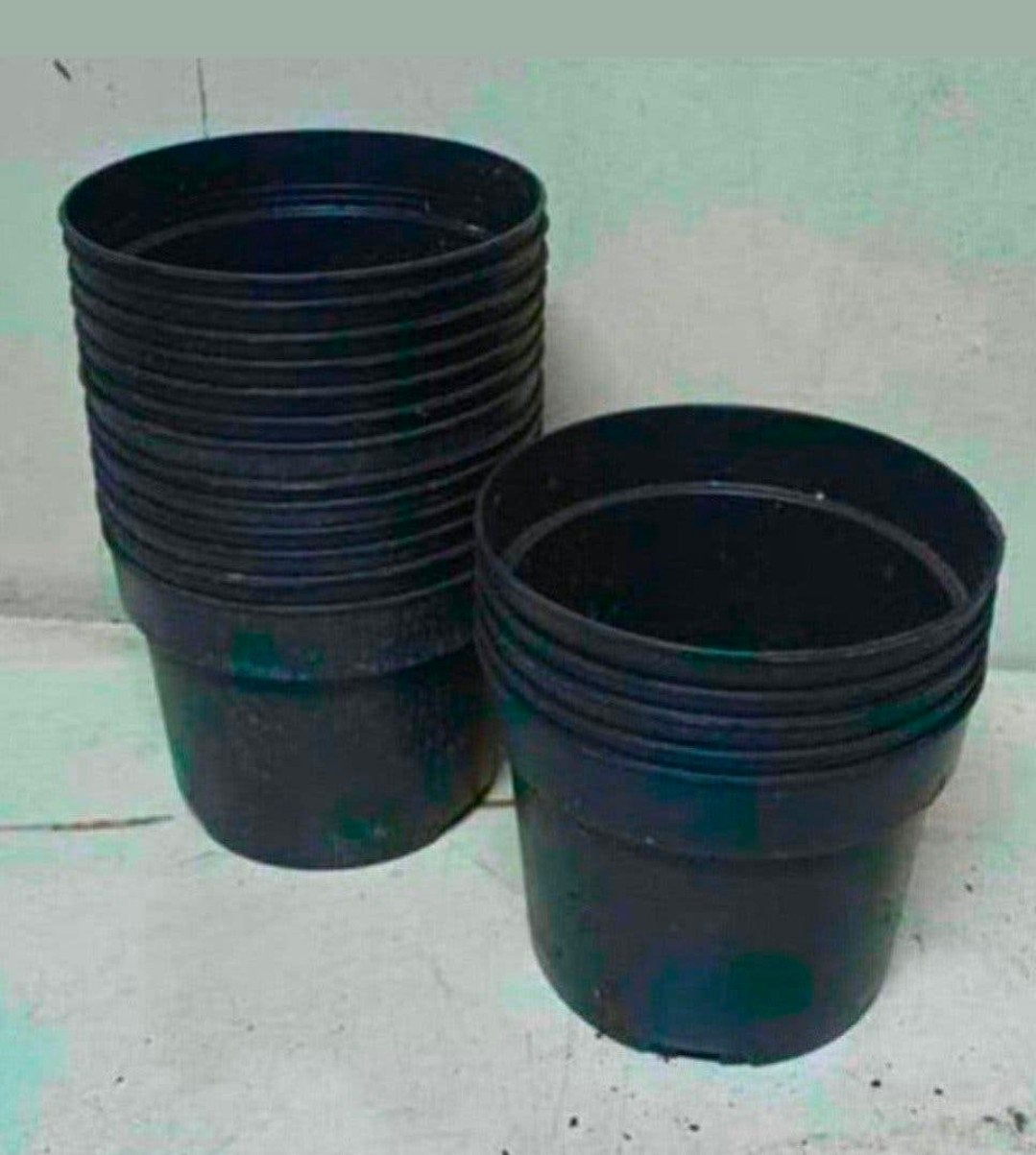 kweekpotten plantenpotten bloempotten 2 liter, Kunststof, Gebruikt, Rond, Ophalen of Verzenden