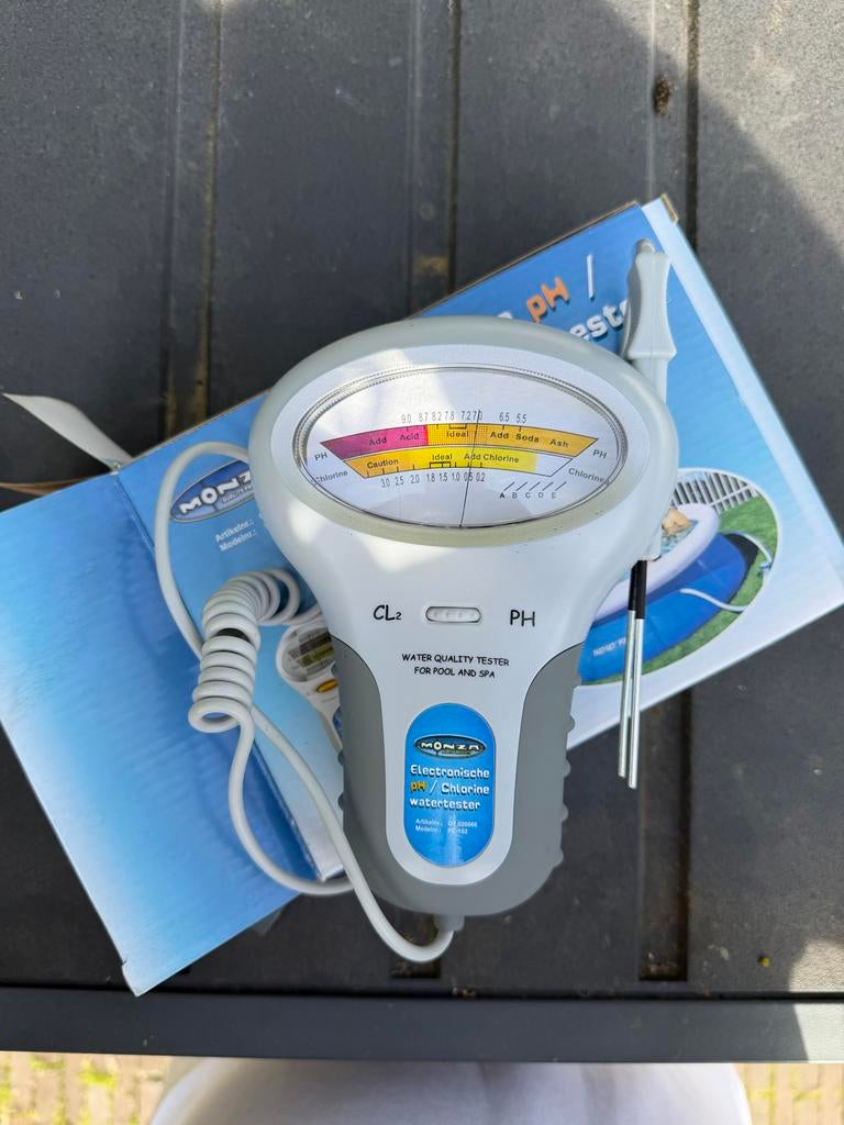 Monza Elektronische pH / Chlorine watertester - Nieuw in doo, Ophalen of Verzenden, Nieuw, Overige typen