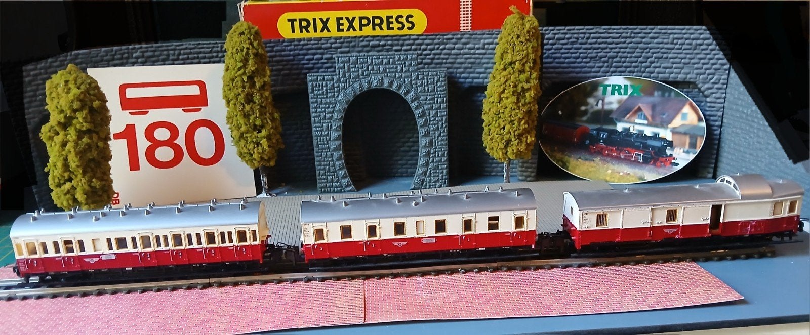 Zeldzame originele Trix Express set met wagons, Ophalen of Verzenden, Zo goed als nieuw, Trein, Schaalmodel