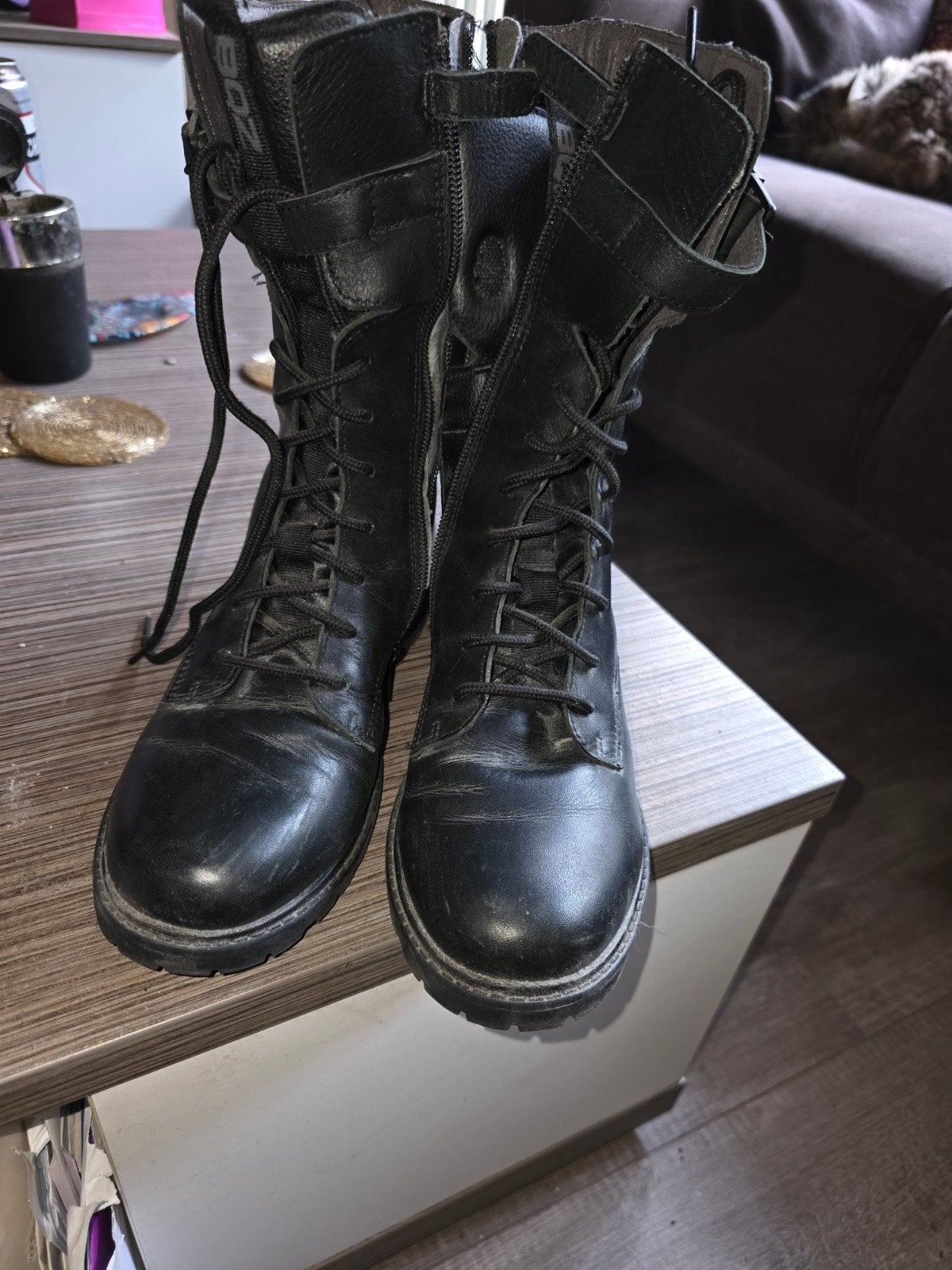 BQZ Dames/Kinderschoenen Maat 38 - Zwart, Zwart, Lage of Enkellaarzen, BQZ, Ophalen of Verzenden