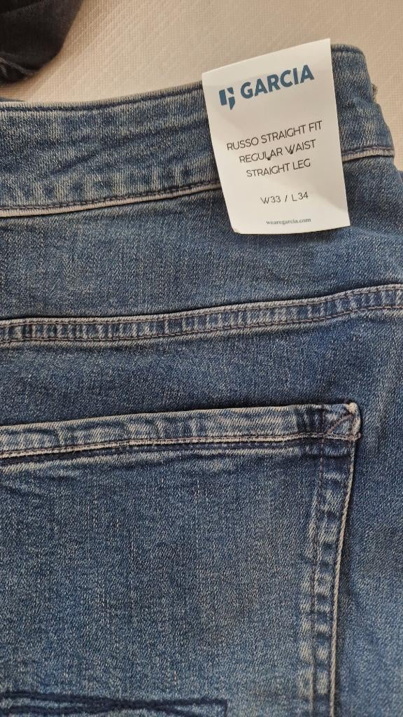 Garcia Russo spijkerbroek w 33 l34 NIEUW, Kleding | Heren, Spijkerbroeken en Jeans, Ophalen of Verzenden, Zo goed als nieuw, W33 - W34 (confectie 48/50)