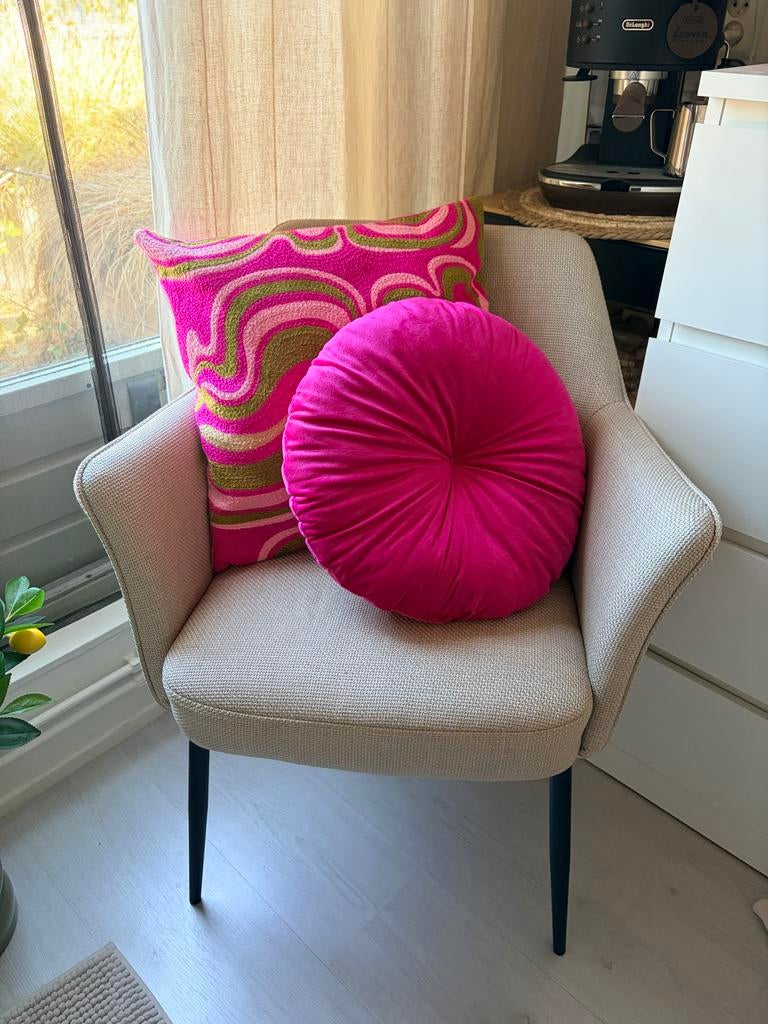 Eetkamer stoel, Kwantum, Huis en Inrichting, Ophalen, Minder dan 75 cm, Zo goed als nieuw, 50 tot 75 cm