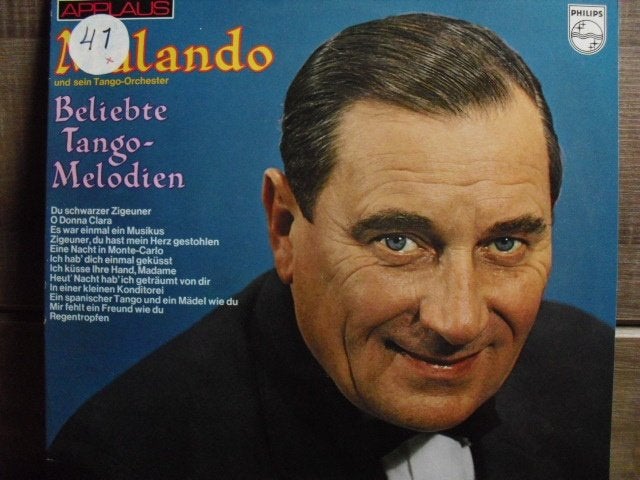 Malando "Beliebte Tango Melodien" LP, LP, Gebruikt, Ophalen of Verzenden, Beschermende buitenhoes