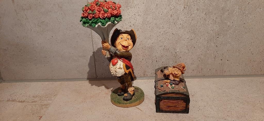 Laven efteling sieradendoos en roos Locker en Luweel, Verzamelen, Efteling, Zo goed als nieuw, Beeldje of Poppetje, Ophalen of Verzenden