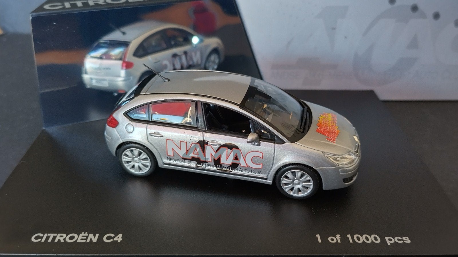 Citroen C4 Namac 1:43 Norev Pol, Hobby en Vrije tijd, Modelauto's | 1:43, Auto, Verzenden, ., Nieuw
