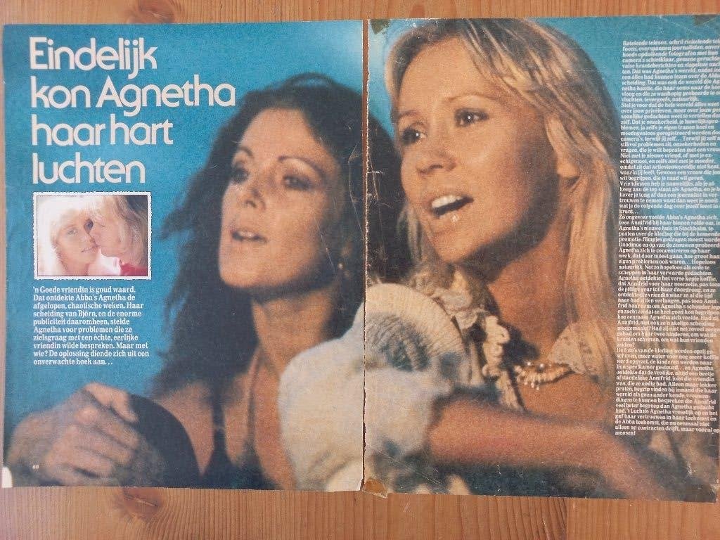 ABBA artikelen 1979 1,50 euro per stuk, Ophalen of Verzenden, Gebruikt, Foto of Kaart