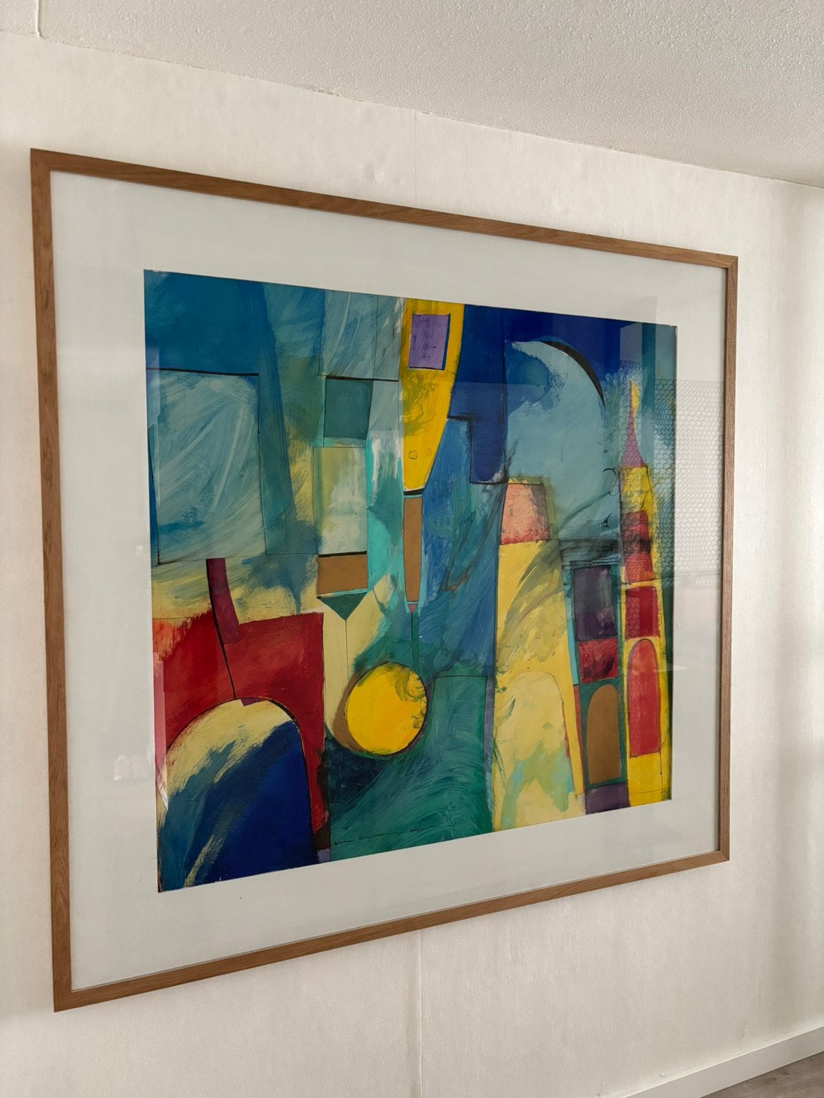 Originele Susan Schildkamp van formaat, Antiek en Kunst, Kunst | Litho's en Zeefdrukken, Origineel, Overige techniek, Abstract