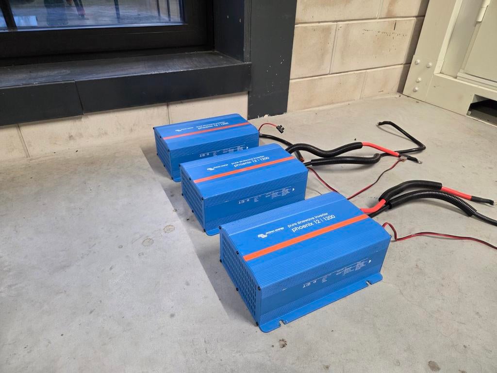 Victron 1200 watt 12V inverter omvormer Zuivere sinus, Ophalen