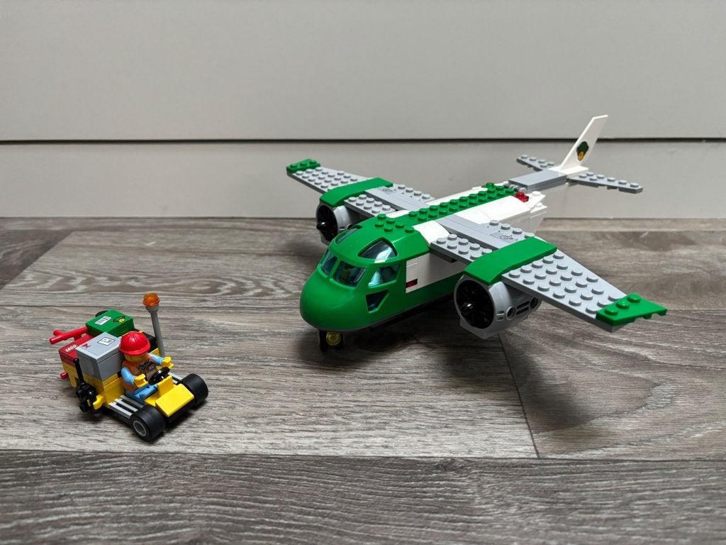 Lego 60101 Vrachtvliegtuig, Kinderen en Baby's, Lego, Ophalen of Verzenden, Complete set, Compleet