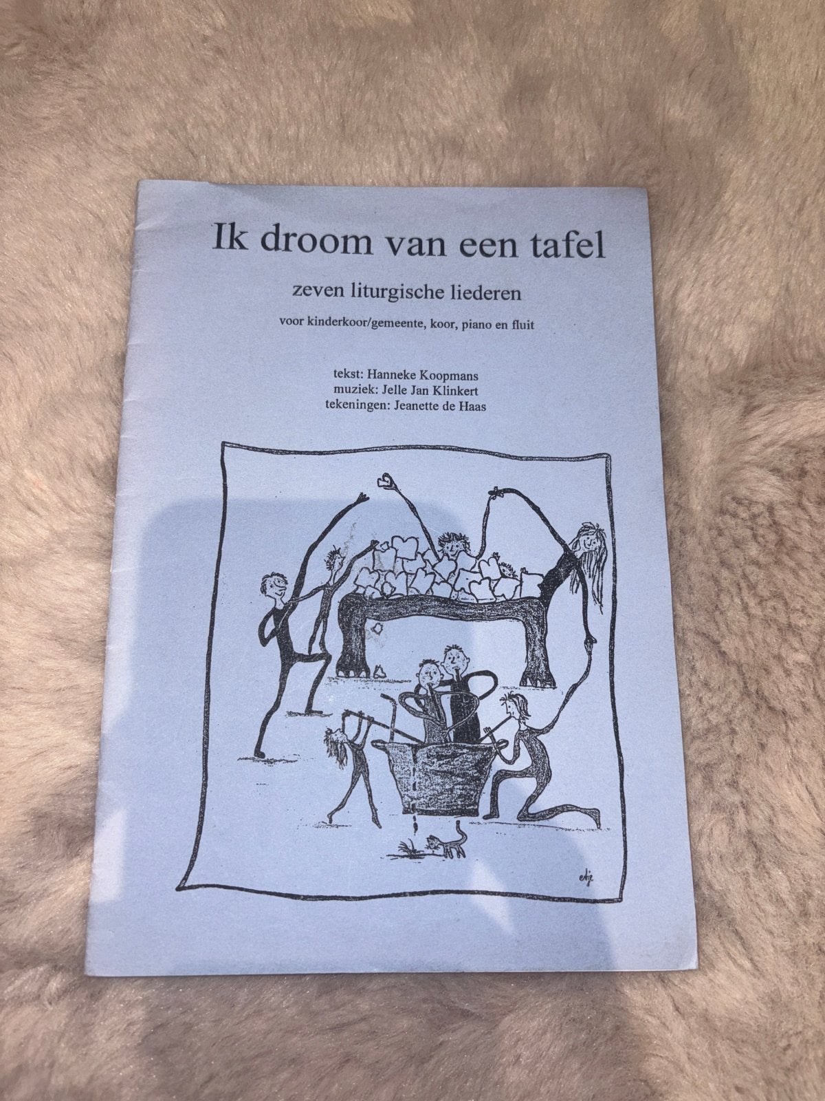 Ik droom van een tafel - Zeven liturgische liederen, Ophalen of Verzenden, Zo goed als nieuw, Christendom | Protestants