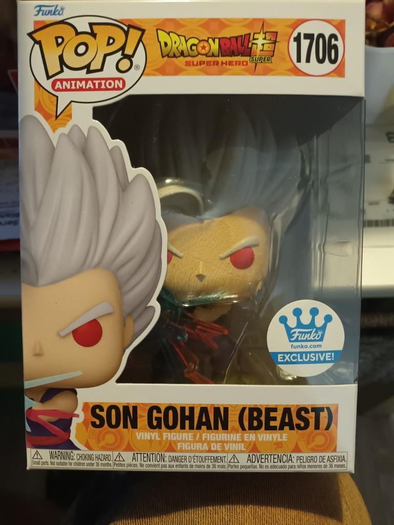 Funko Pop! Dragon Ball Super Son Gohan (Beast) #1706, Ophalen of Verzenden, Nieuw
