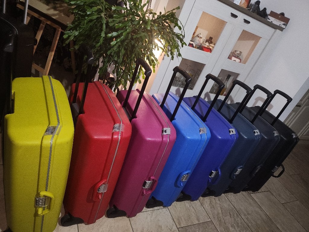 Samsonite / American Tourister Ruimbagage, Sieraden, Tassen en Uiterlijk, Koffers, Wieltjes, Gebruikt, Hard kunststof, Ophalen of Verzenden