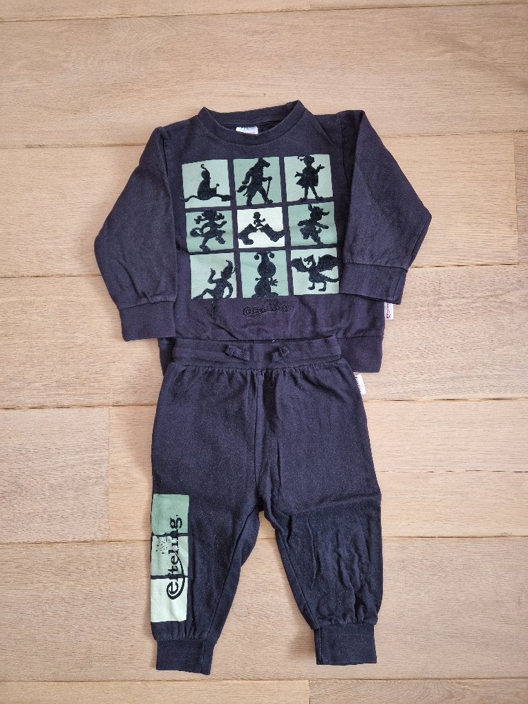 Set broek en trui Efteling maat 92/98, Ophalen of Verzenden, Zo goed als nieuw, Jongen of Meisje, Setje