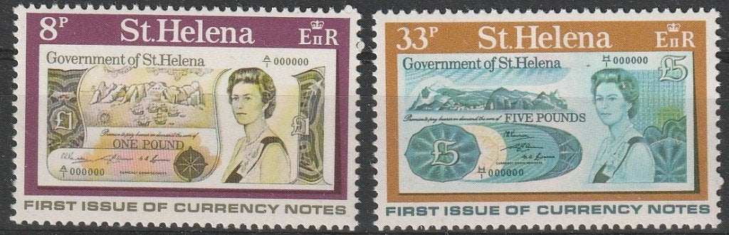 4753. St. Helena 280/81 pfr. Uitgifte Bankbiljetten, Postzegels en Munten, Ophalen of Verzenden, Overige landen, Postfris
