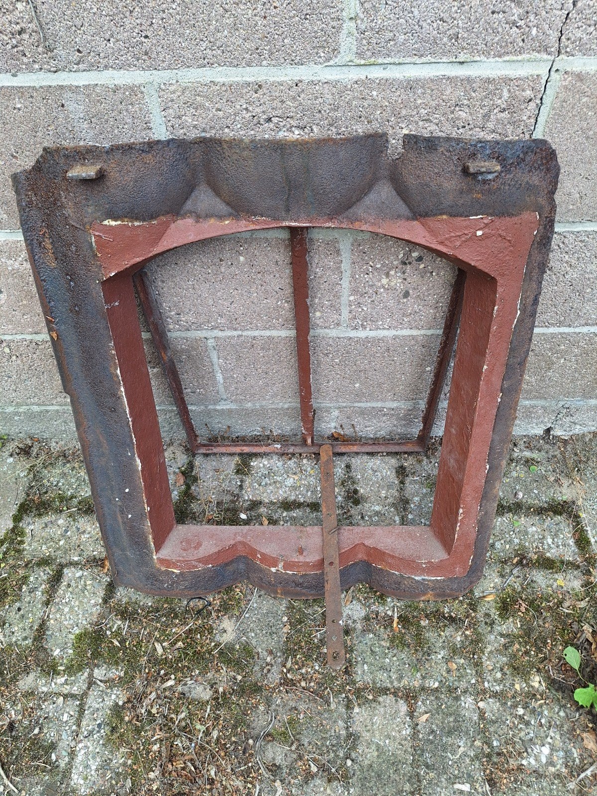 Oude gietijzeren dakraam, Ophalen, Gebruikt, Minder dan 80 cm, Minder dan 80 cm