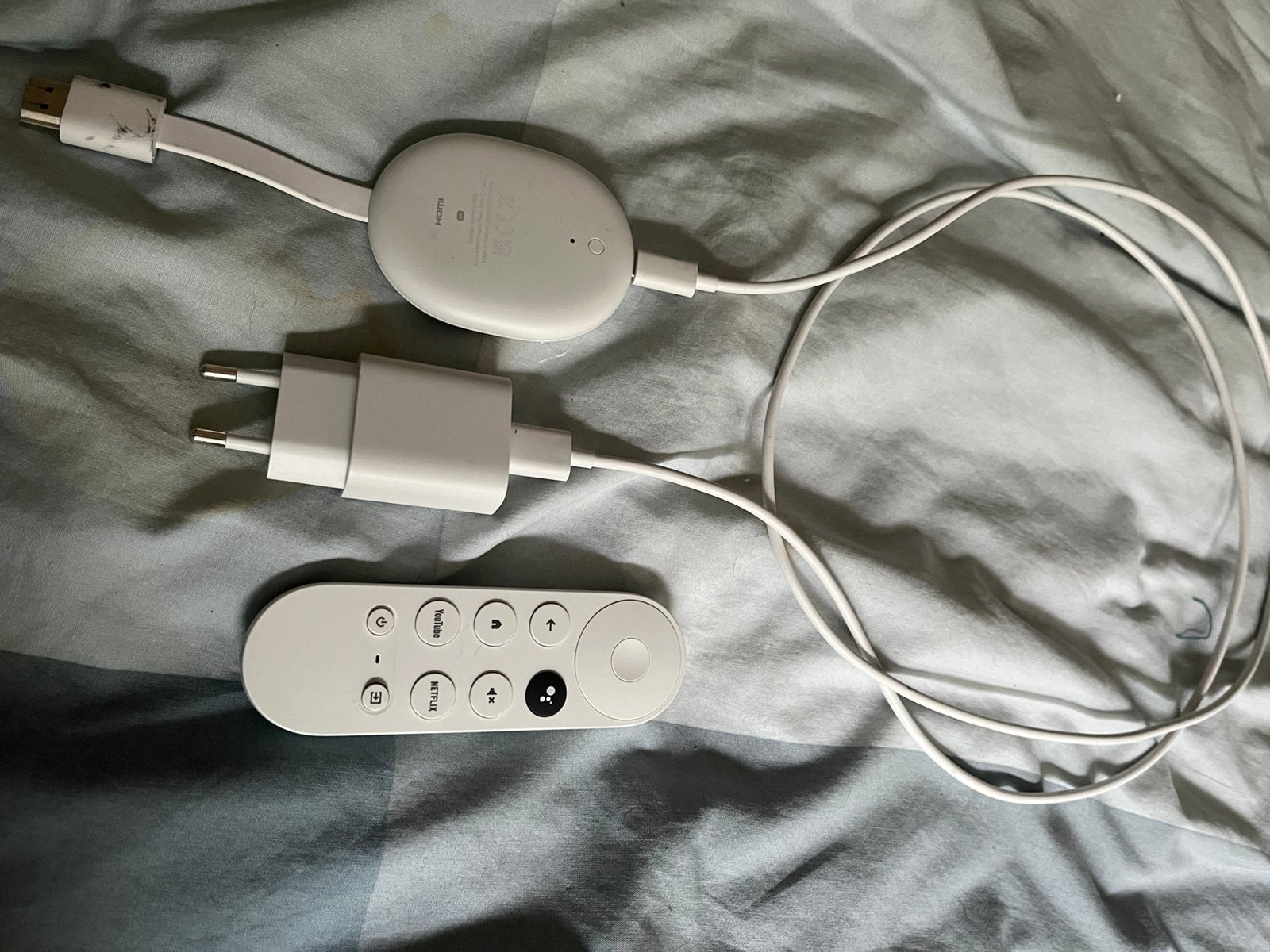 Google Chromecast met Google TV 4K, Audio, Tv en Foto, Verzenden, Gebruikt