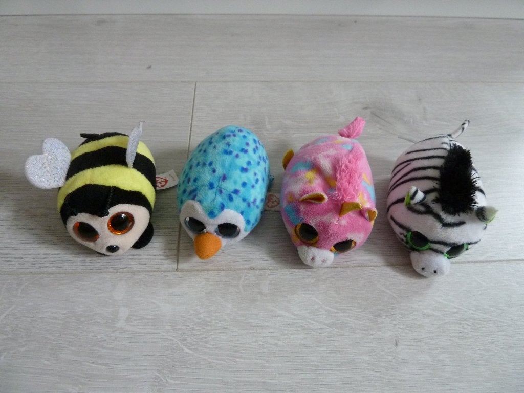 4 kleine TY BEANIE BOO knuffeltjes, Ophalen, Gebruikt, Overige typen