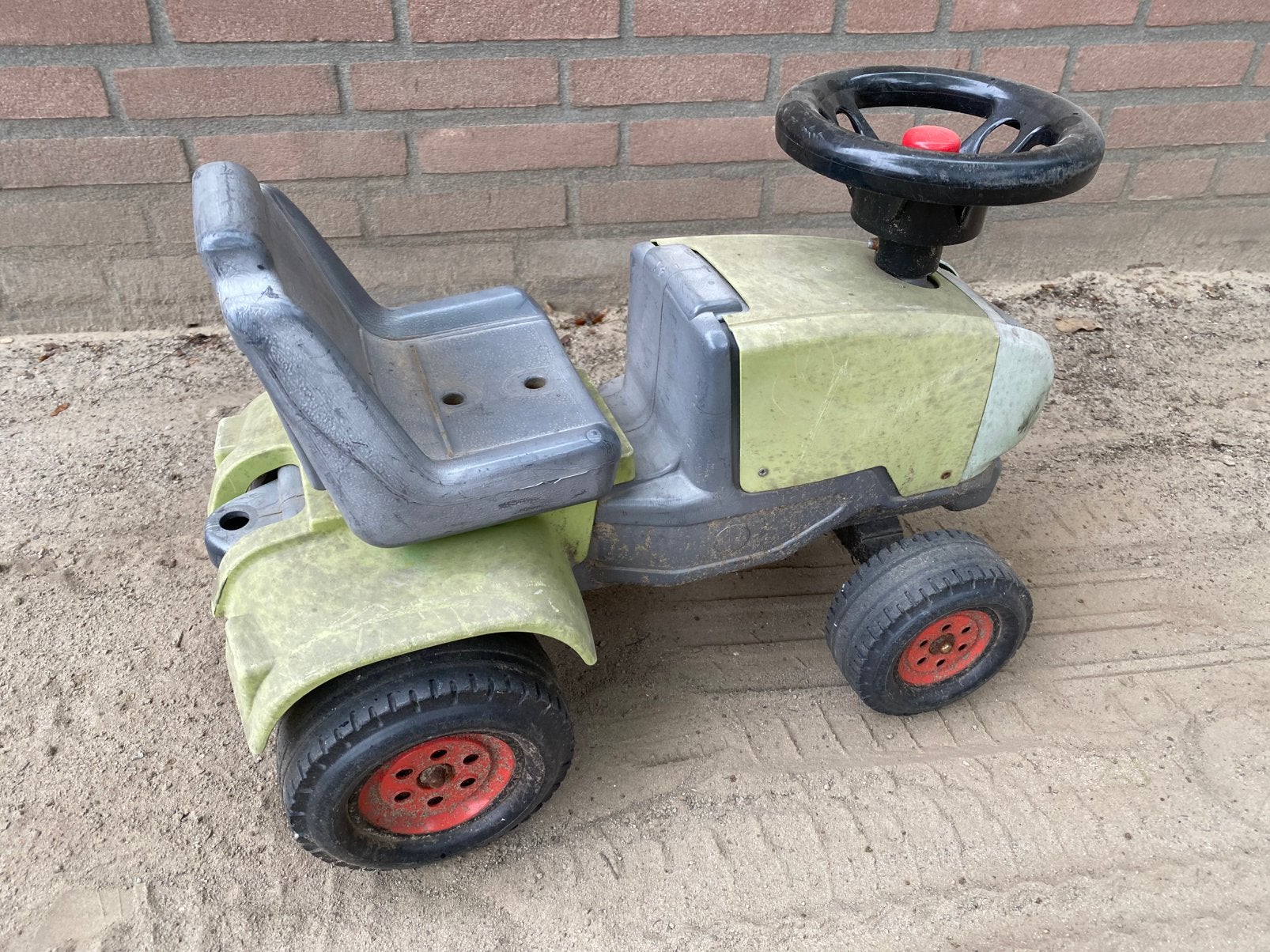 Speelgoed traktor, Ophalen, Gebruikt