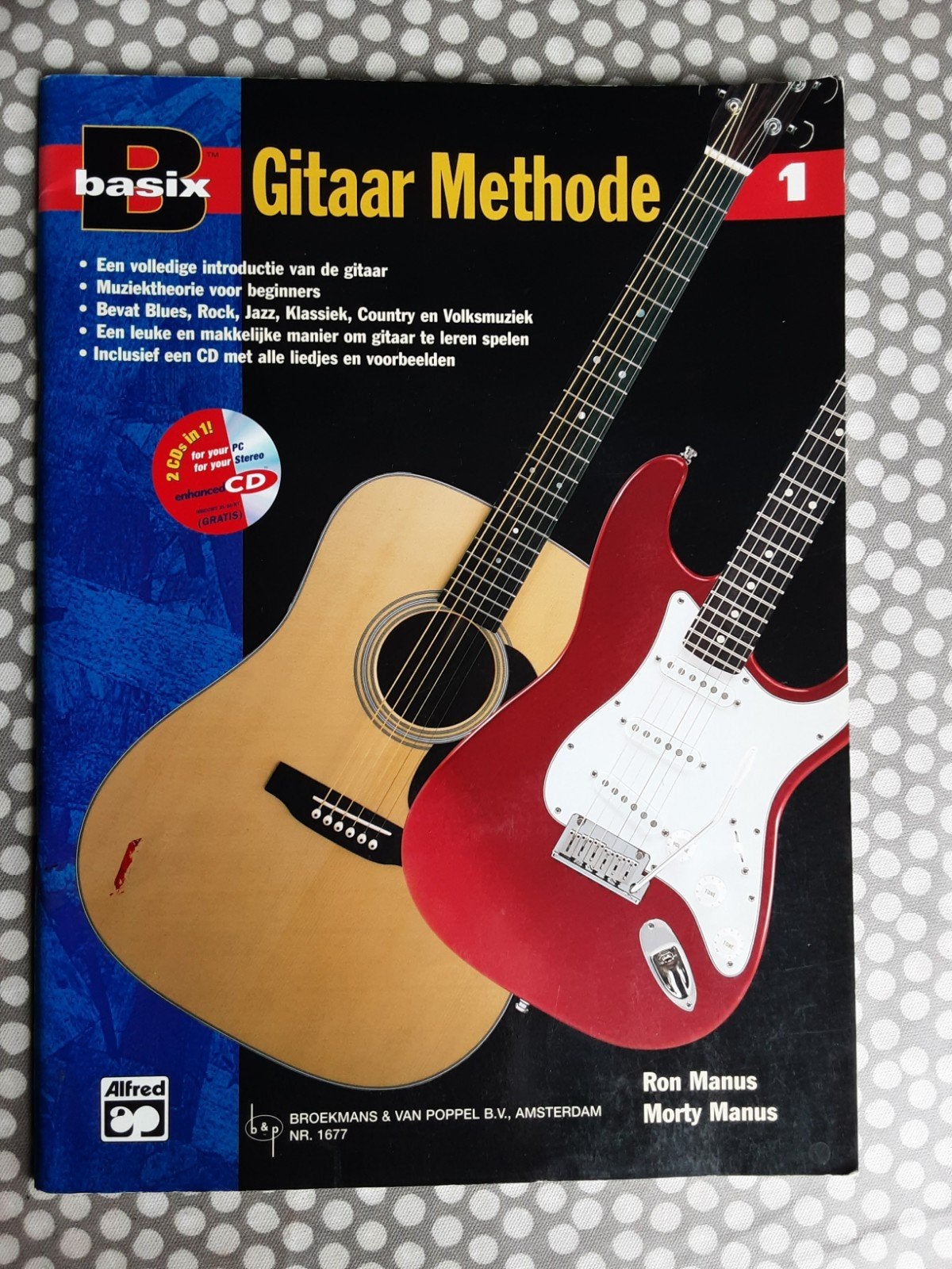 Basix Gitaar Methode 1 - Leer gitaar spelen met CD, Muziek en Instrumenten, Bladmuziek, Ophalen of Verzenden, Zo goed als nieuw