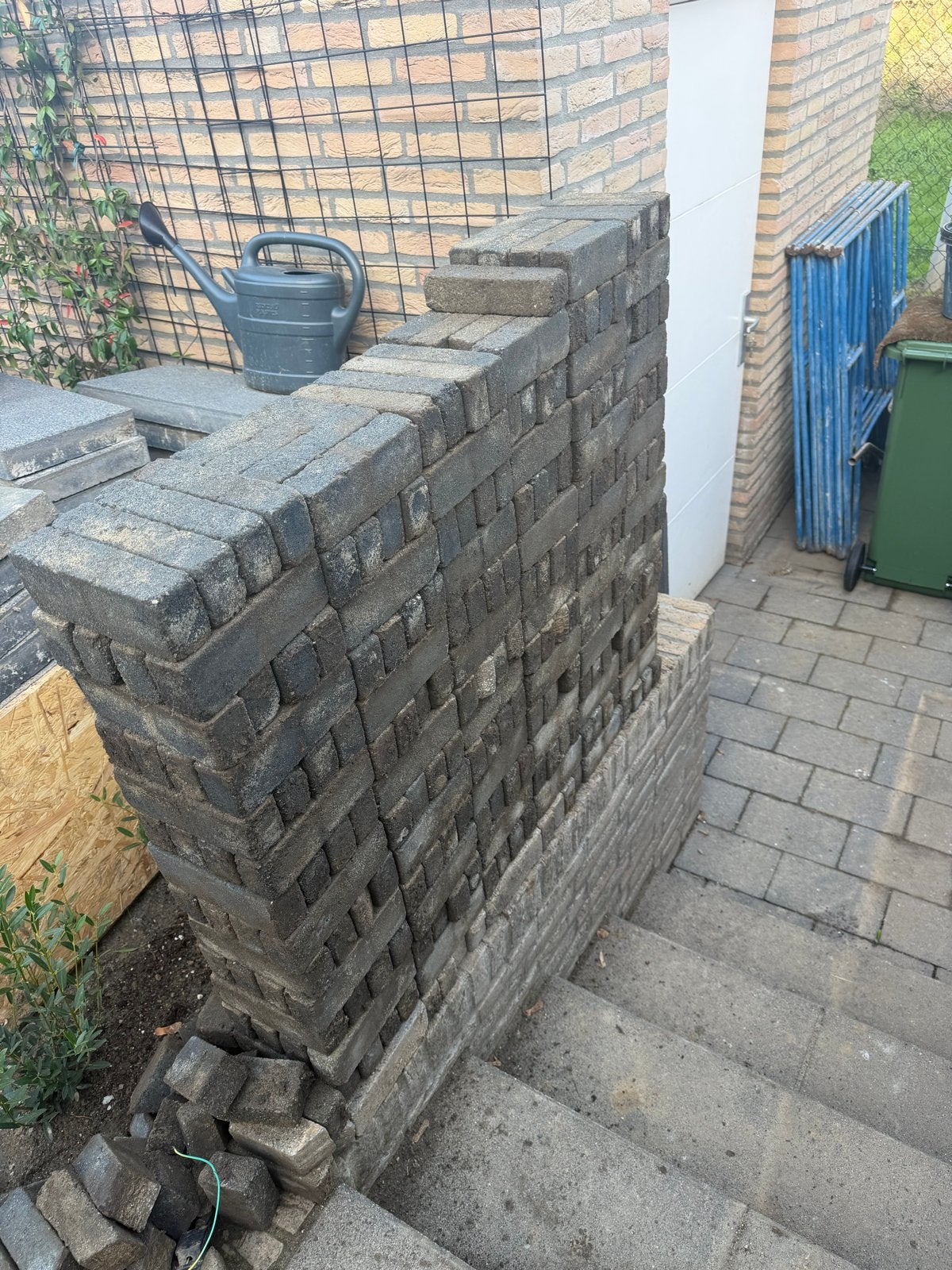 500 klinkers 20x5x7cm - Gebruikt, Ophalen, Gebruikt, Beton, Klinkers