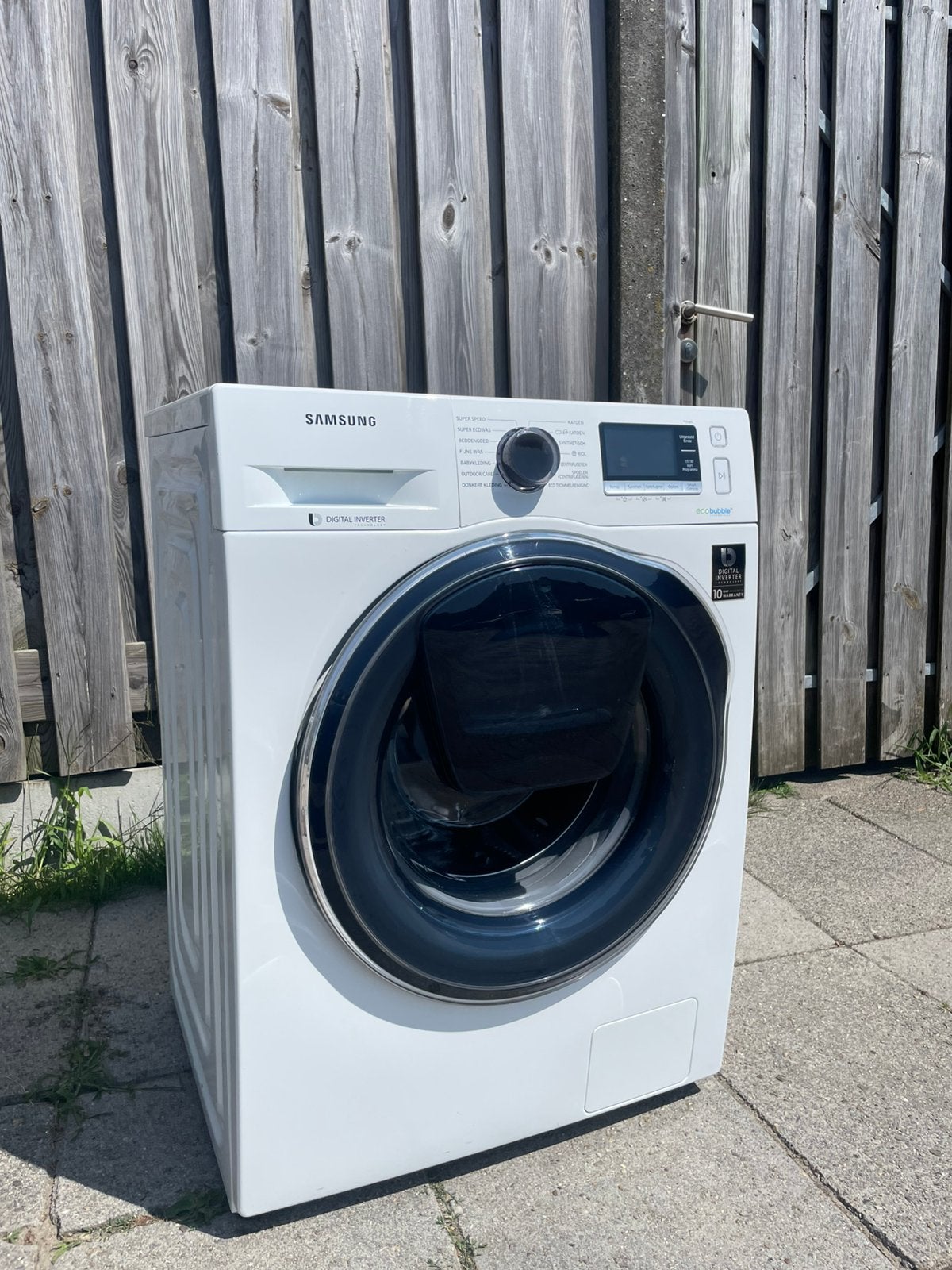 Zeer nette Samsung AddWash EcoBubble Wasmachine 8KG, 1200 tot 1600 toeren, 8 tot 10 kg, Ophalen of Verzenden, Zo goed als nieuw