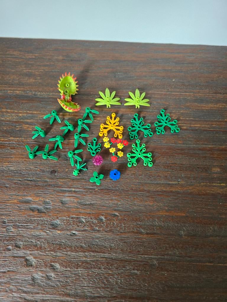 Partij LEGO bloemen en planten, Gebruikt, Inclusief extra onderdelen, Lego, Ophalen of Verzenden